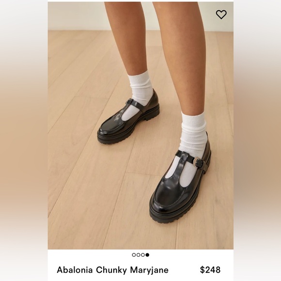 NWOT Reformation Abalonia Chunky Maryjane in White, size 6 - Picture 2 of 11